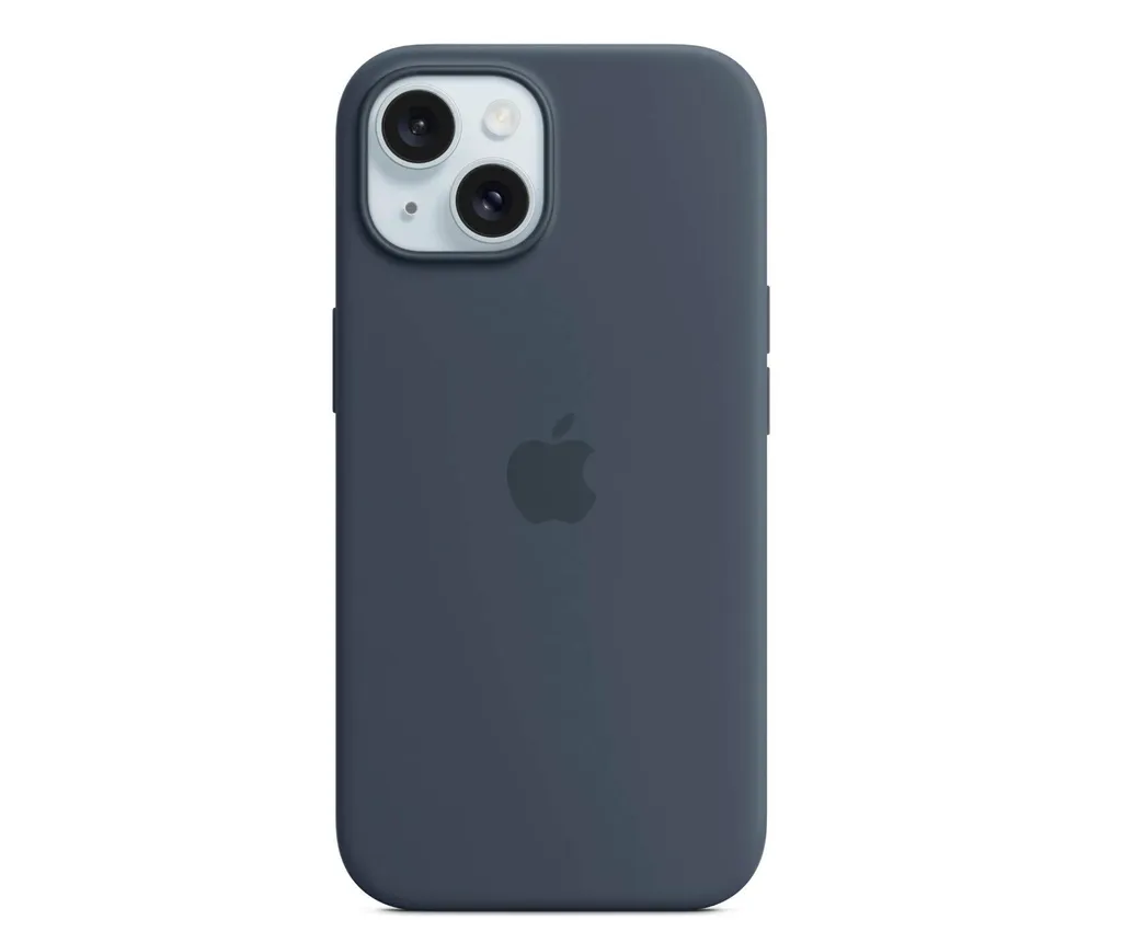 iPhone 15 Plus Cover Blu Tempesta MagSafe | Stile e Protezione Silicone