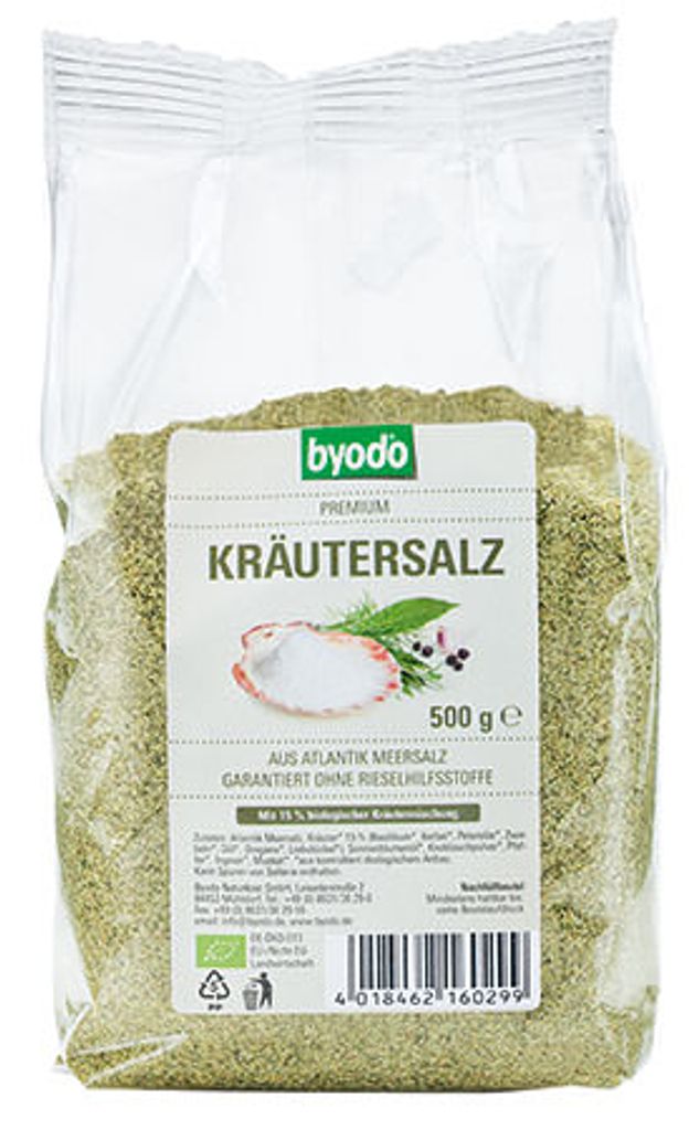 BYODO Premium -Kräutersalz Nachfüllbeutel 500g