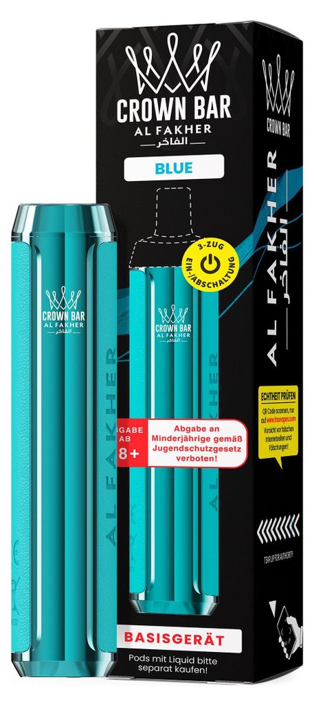 Al Fakher 600 battery carrier Blue - batteria ricaricabile Immagine del prodotto 