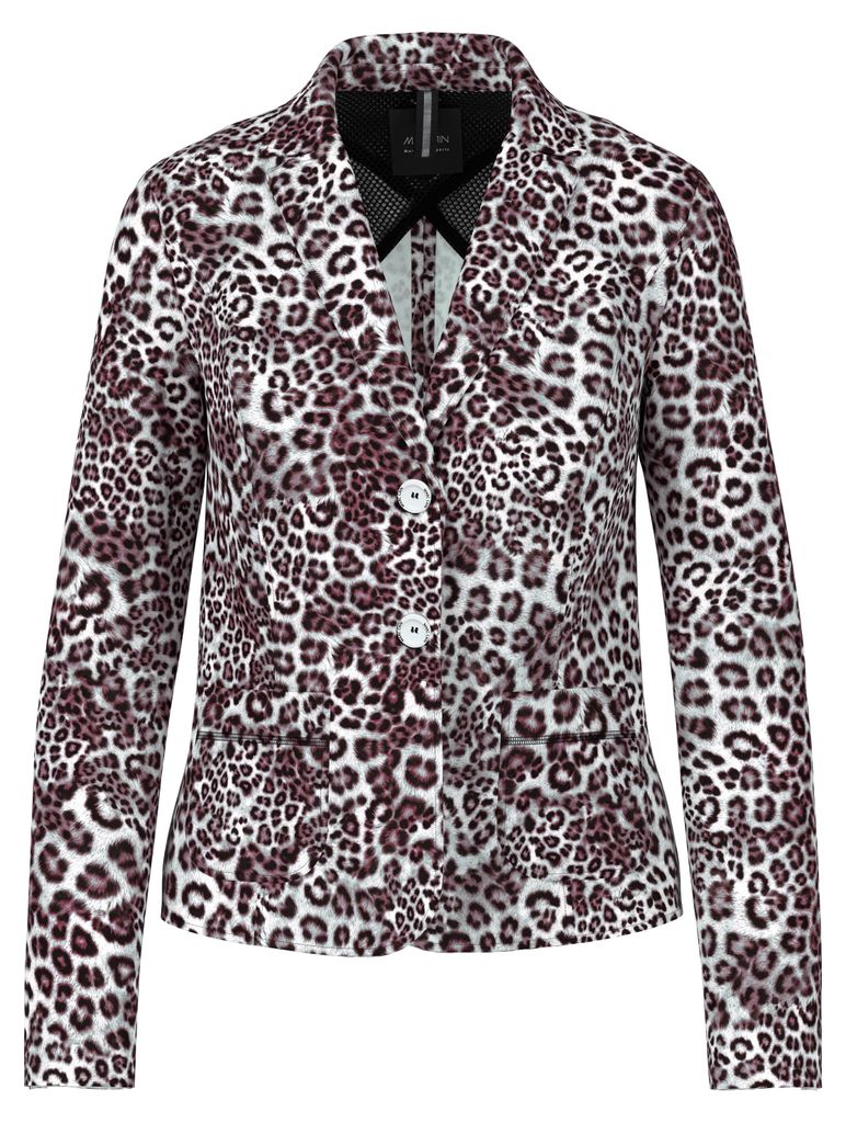Blazer mit Leo Print