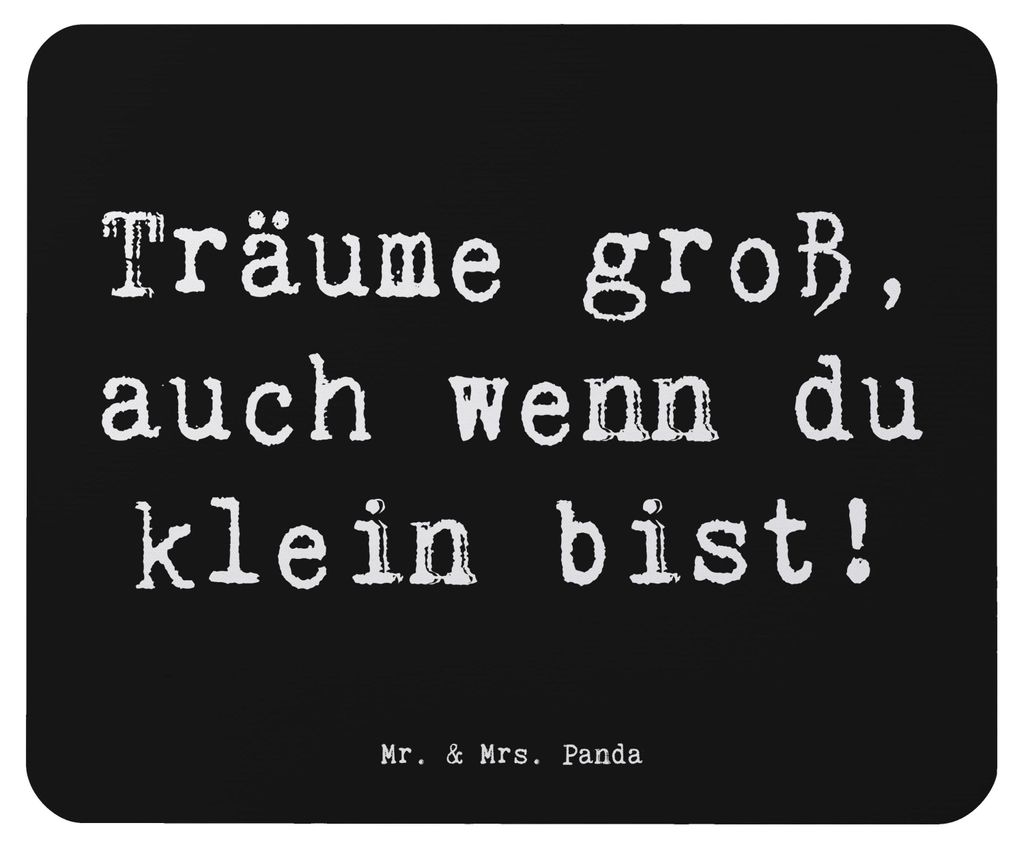 Mr. & Mrs. Panda Mousepad Spruch Alleine schlafen lernen - Produktbild 