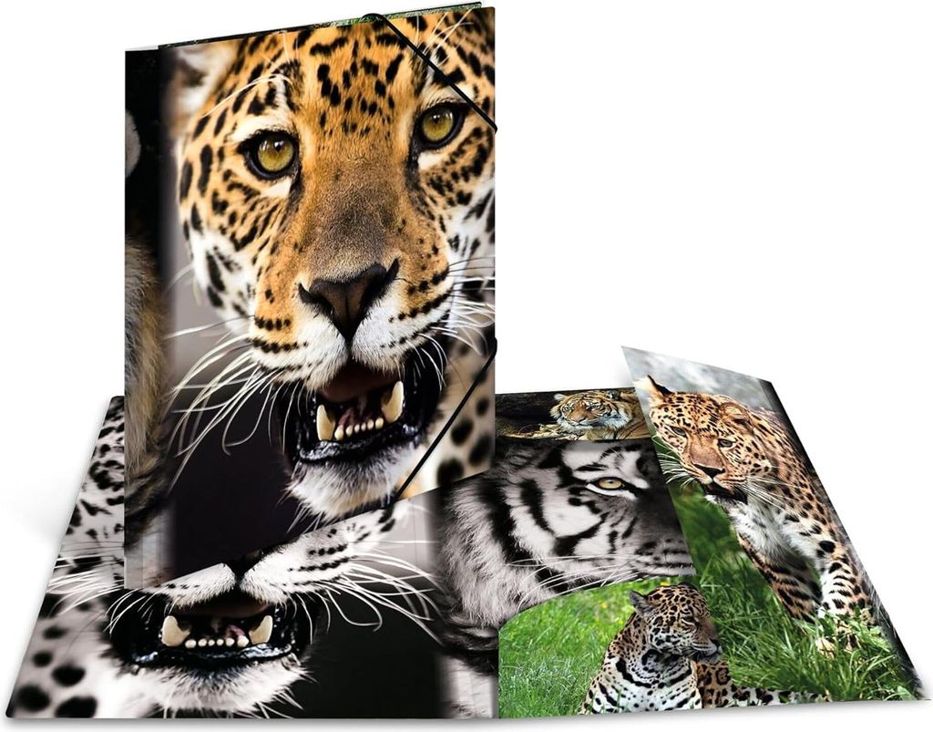 HERMA Sammelmappe A4 PP - Leopard, A4, Polypropylen (PP), Produktbild 