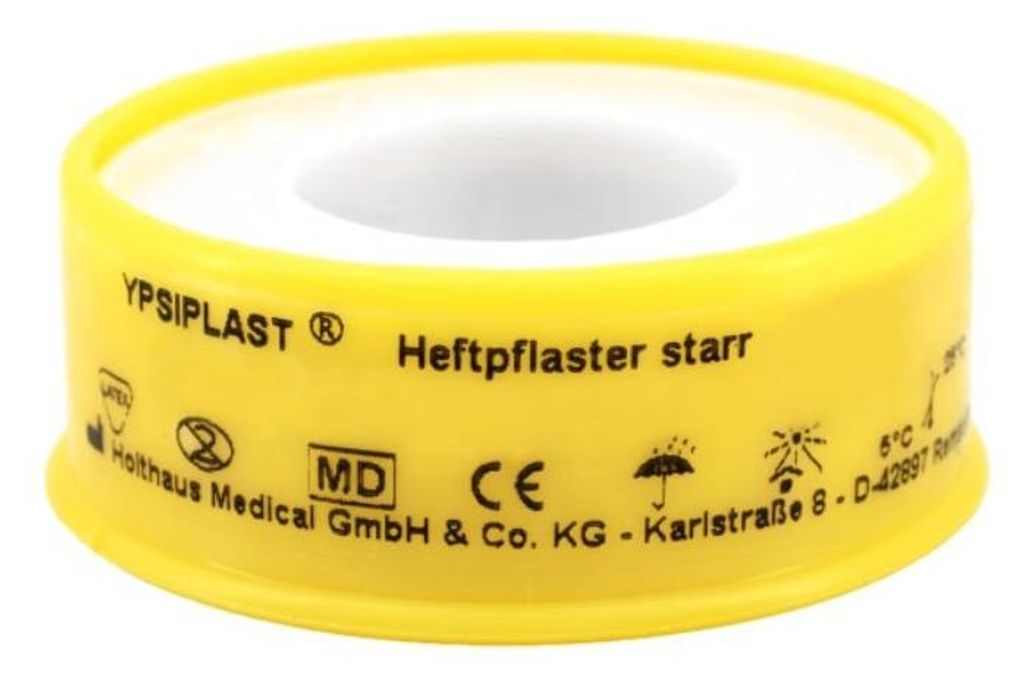 Heftpflaster Ypsiplast starr 1,25 cmx5 m 1 St