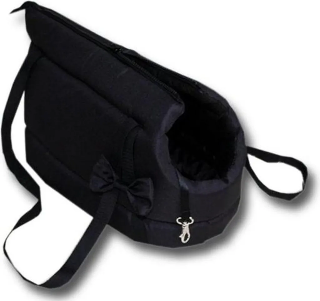 Sac de transport pour chiens et petits chats Noir 36x19x23 cm - Stylé