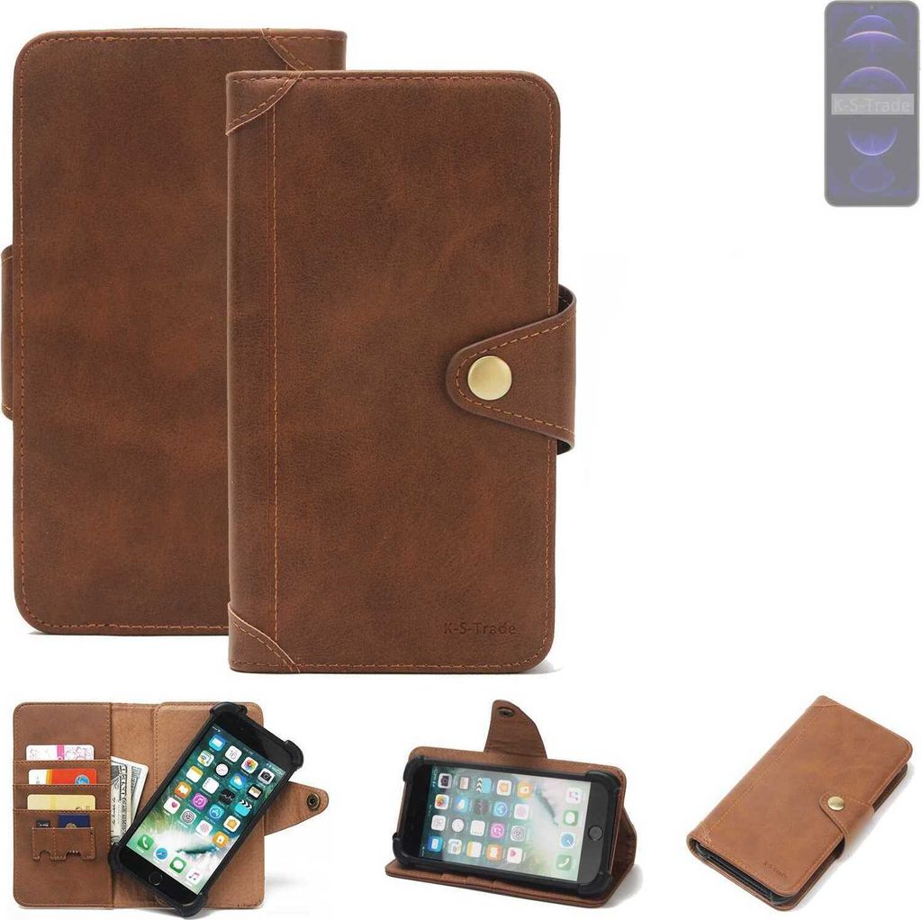 K-S-Trade Handyhülle kompatibel mit Hotwav Note 13 Pro Schutz Hülle Walletcase Bookstyle Tasche Case Handytasche Wallet Flipcase Cover Polyuretha...