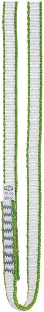 Anneau de sangle Looper Dy ultra léger en Dyneema 120 cm blanc et vert