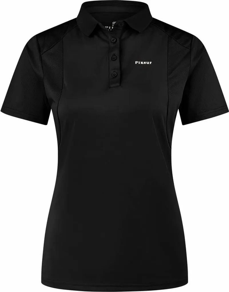 Polo Pikeur FS 2025 Black : Haut technique extensible pour le sport
