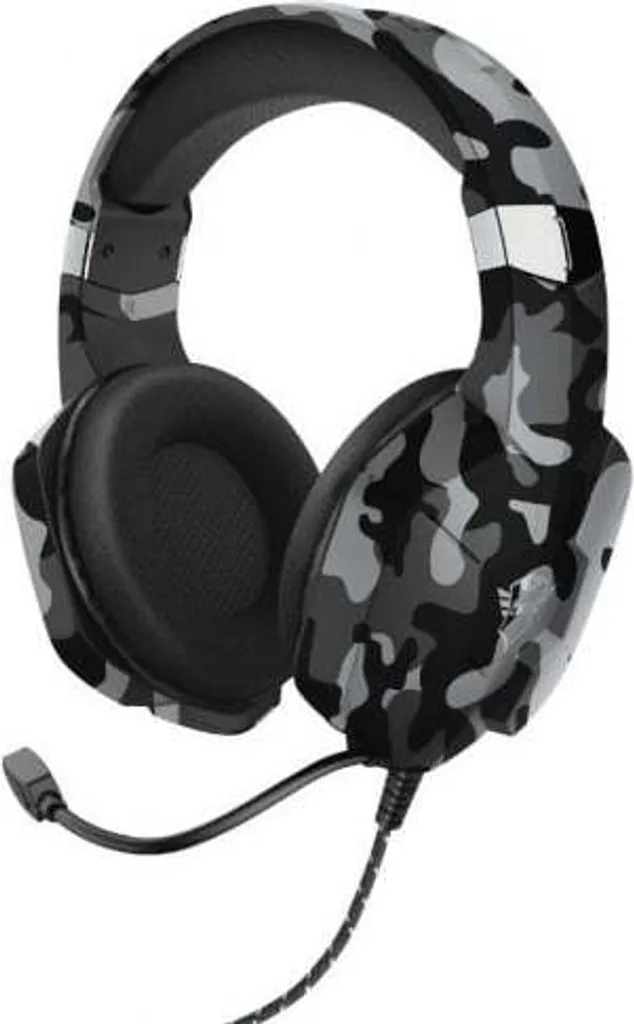 Casque Gaming Trust GXT 1323 Altus Noir et Camouflage pour PC et Console