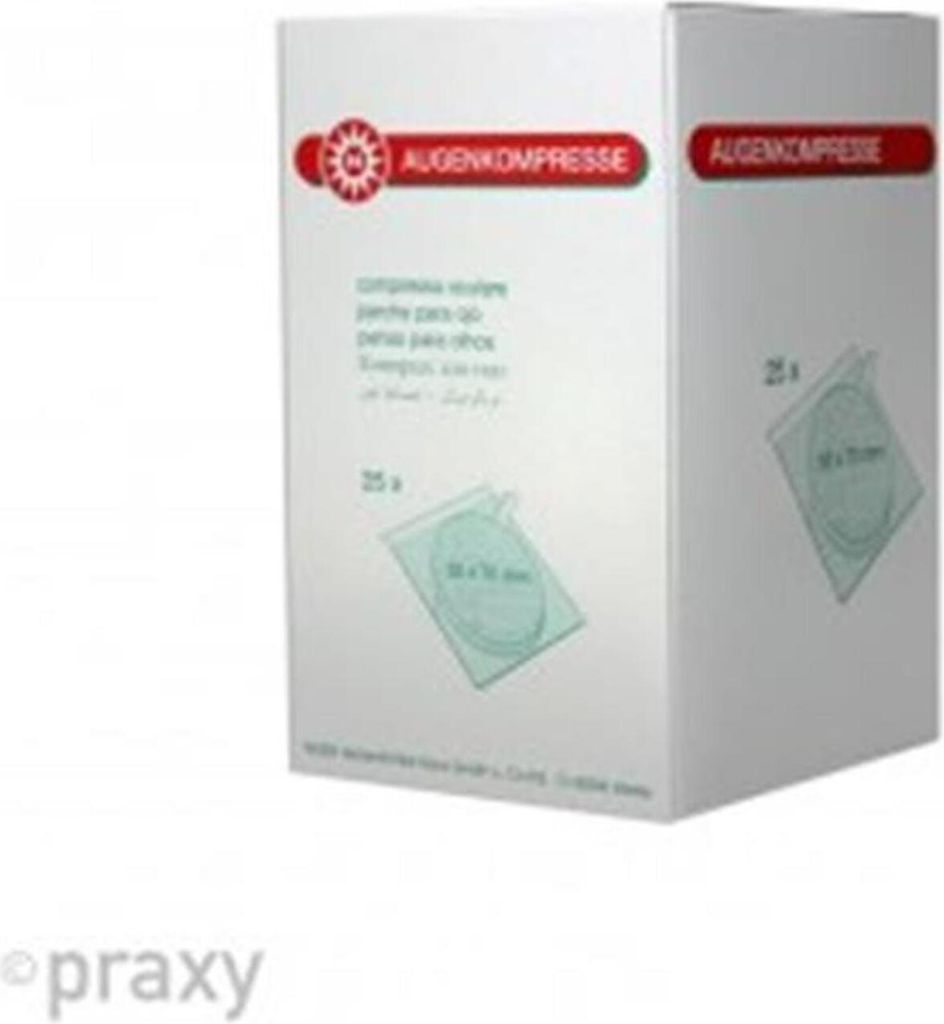 NOBA Augenkompressen 25 Stück steril 55 x 70 mm