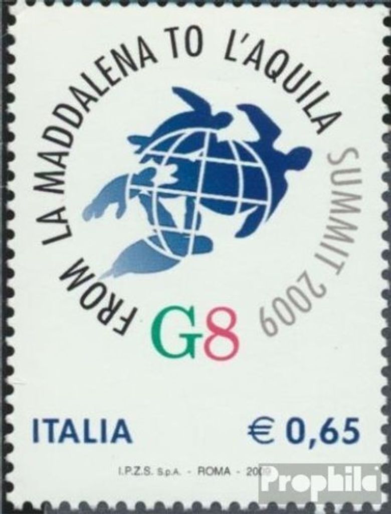 Briefmarken Italien 2009 Mi 3315 (kompl.Ausg.) postfrisch G8-Gipfel