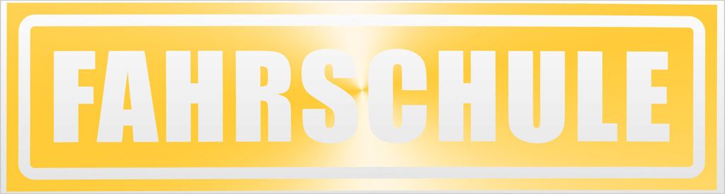 Kiwistar Fahrschule invertiert Magnetschild Schild magnetisch - 60cm Gelb - reflektierend - Magnetfolie für Auto PKW Kfz