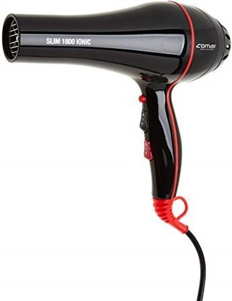 Comair HT Slim 1800 sz 1800W Haartrockner Hairdryer Slim,ionic, black,