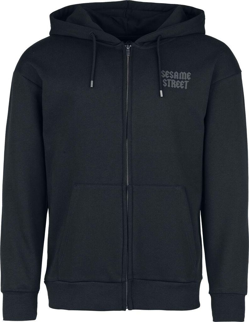 Sesame Street Kapuzenjacke Herren Krümelmonster - Cookie Monster - Moonlight schwarz XXL
