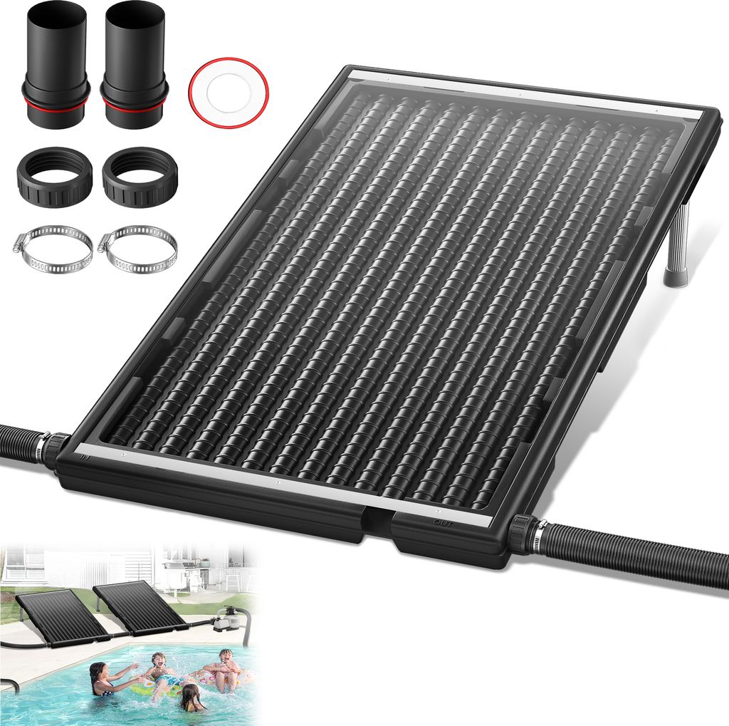 UISEBRT Sonnenkollektor Solar Poolheizung Solarkollektor Produktbild 1