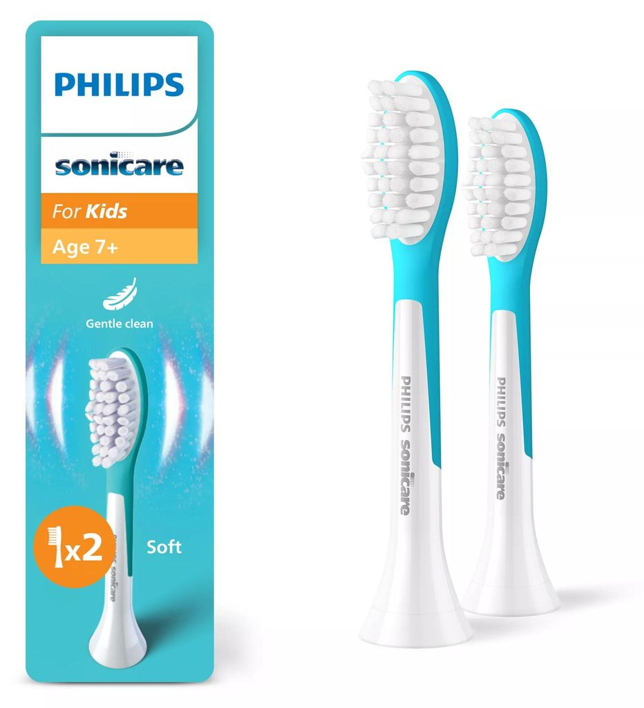Philips Sonicare For Kids HX6042/90, 2 kusov, Modrá, Biela, Obrázok produktu 