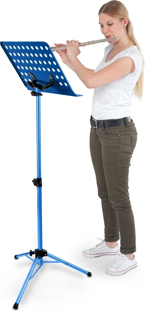 Pupitre Proline BL allégé bleu - Support de partition pliable et robuste