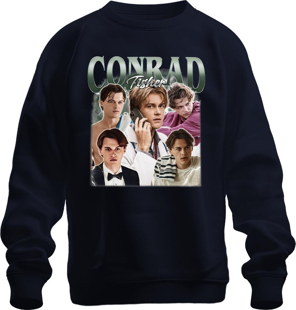 Conrad Fisher 90s Bootleg Summer I Turned Pretty Uni Sweatshirt Pullover, Navy, 3XL