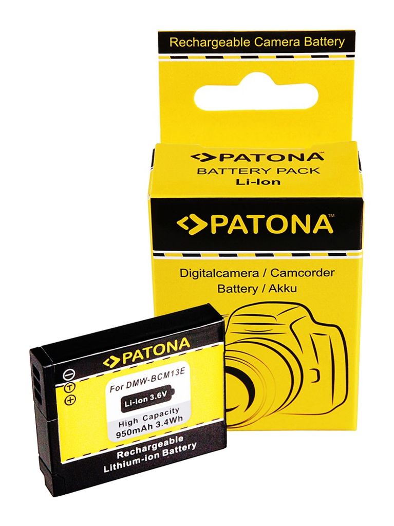 PATONA Akku für Panasonic DMW-BCM13 Lumix DMCFT5 DMC-FT5 DMCTS5 DMC-TS5 DMCTZ40