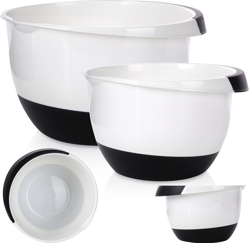 Set di 2 ciotole da cucina: manico, fondo antiscivolo, 18,5 Immagine del prodotto 