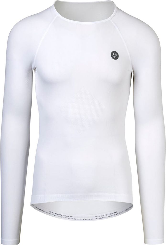 AGU Langarm Fahrrad-Shirt - EVERYDAY - Weiß XS