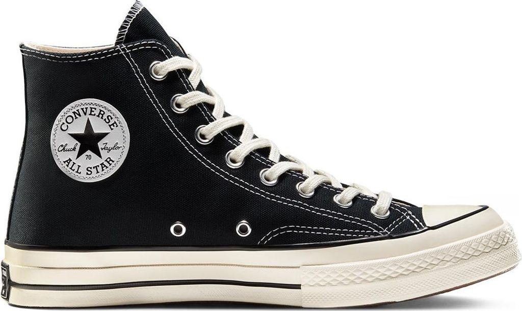 Converse Chuck 70 Classic High Top Zwart / Wit - Sneaker - 162050C hoge Converse All Stars Converse, Converse Sneakers, Converse All Star, Converse...