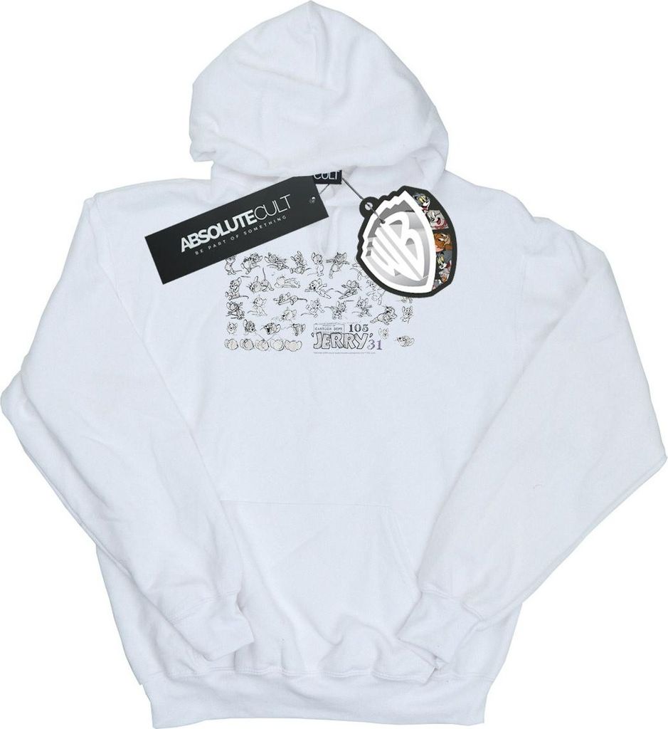 Tom And Jerry - "Cartoon Dept Jerry" Kapuzenpullover für Herren BI19240 (4XL) (Weiß)