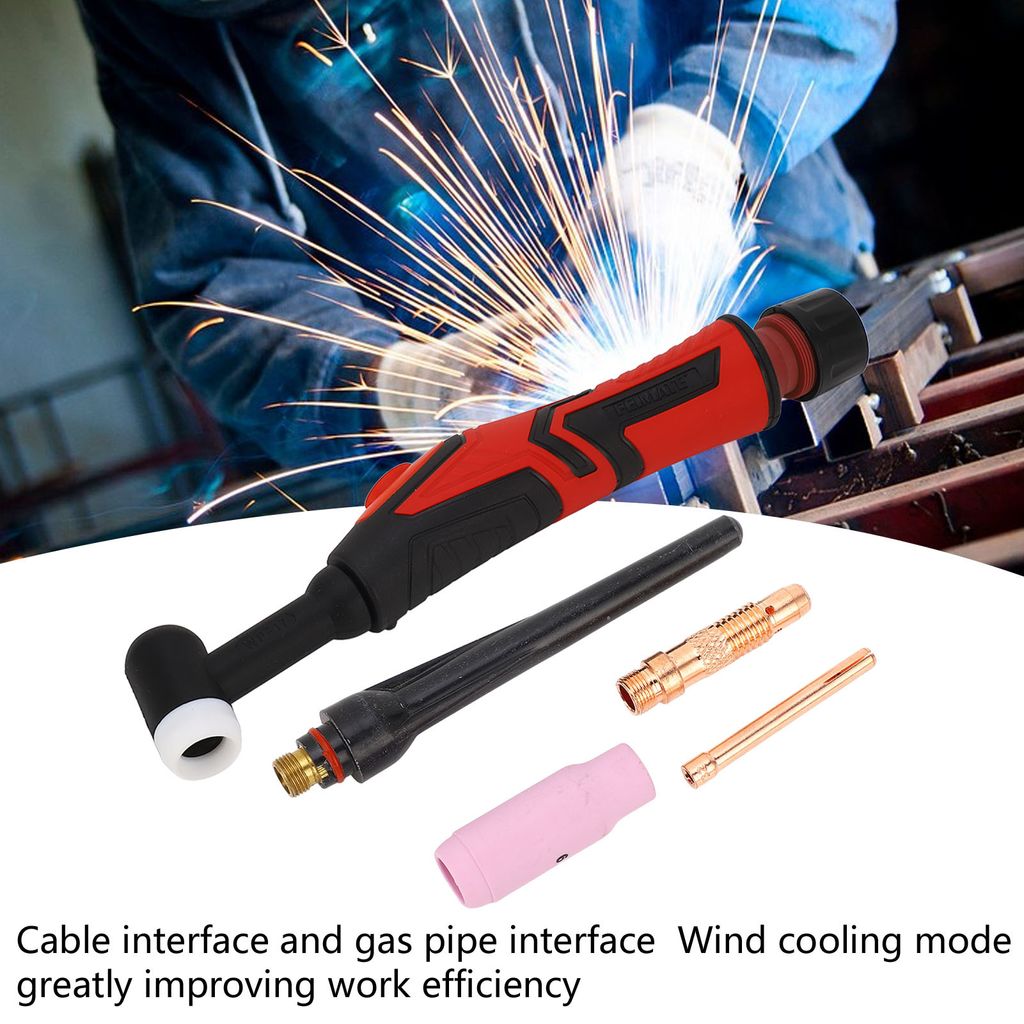 Tête De Torche TIG Rotative NR-17 - Connexion Facile, Multi-Angles, Idéale Pour Soudage Argon Sur Tubes