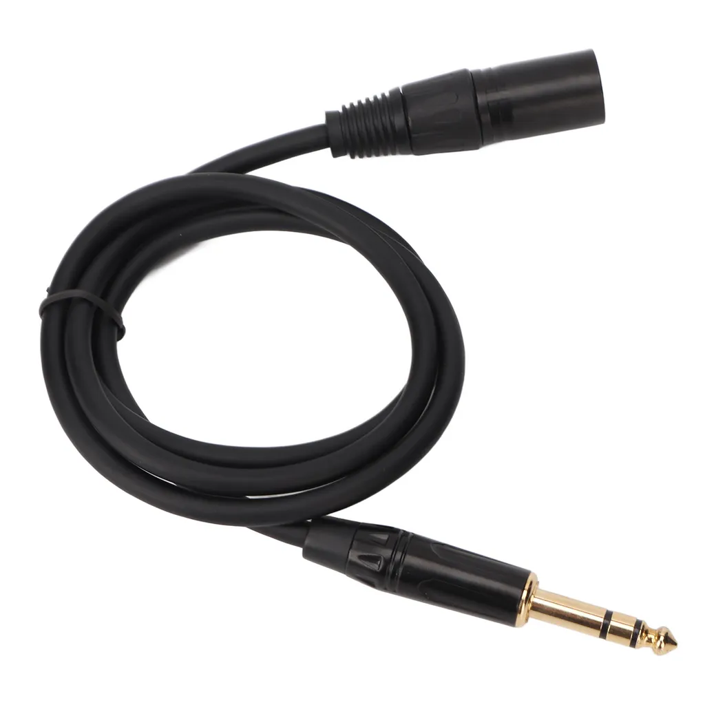 6.cavo da 35 mm a XLR, cavo da 6,35 mm maschio a XLR maschio, cavo da 1/4 di pollice maschio a XLR maschio, cavo da 1/4 di pollice a XLR bilanciato, cavo microfonico stereo da 6,35 mm a XLR, cavo audio da 6,35 mm a XLR - 2