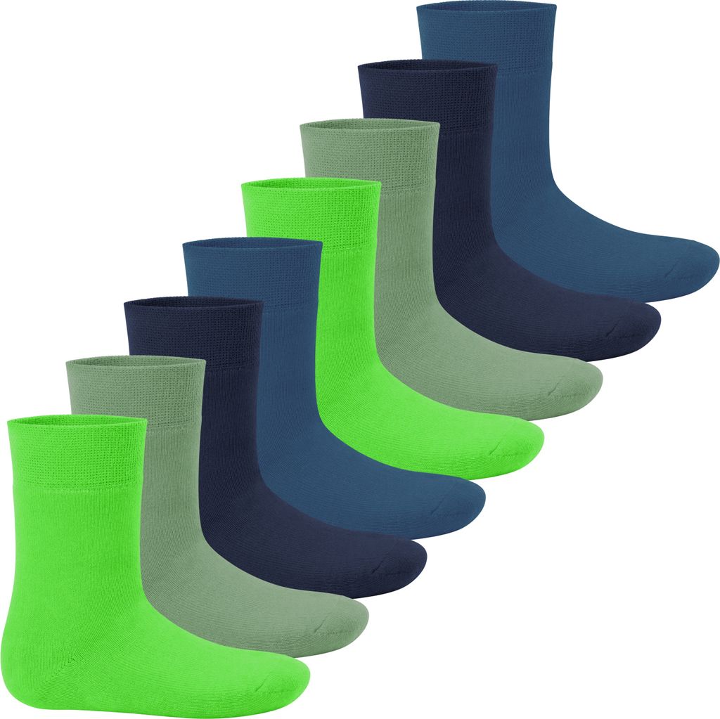 Footstar Wintersocken für Kinder (8 Paar) Everyday! – Coole Farben