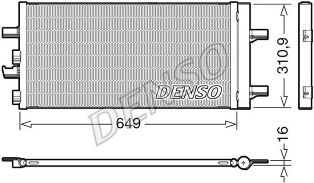 Condenseur de Clim DENSO DCN05104 : Réparer votre Climatisation
