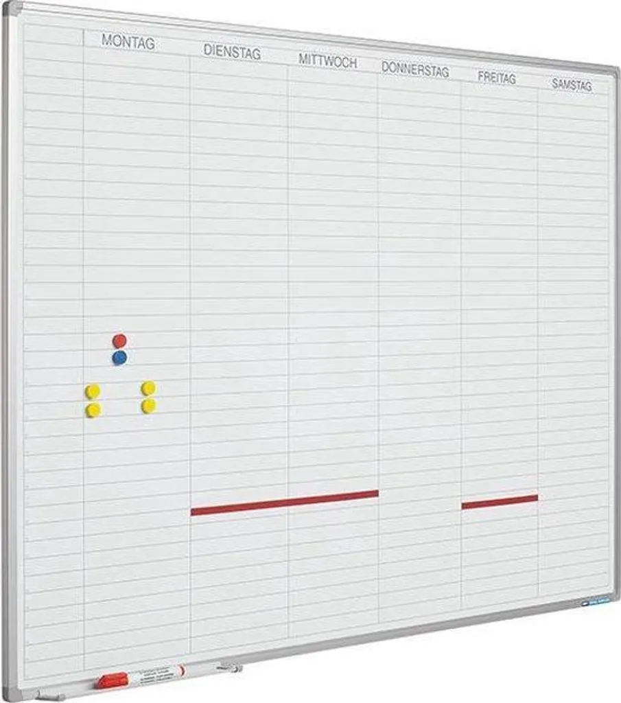 Planing mural et tableau en liège souple 60x90 cm avec organiseur jour