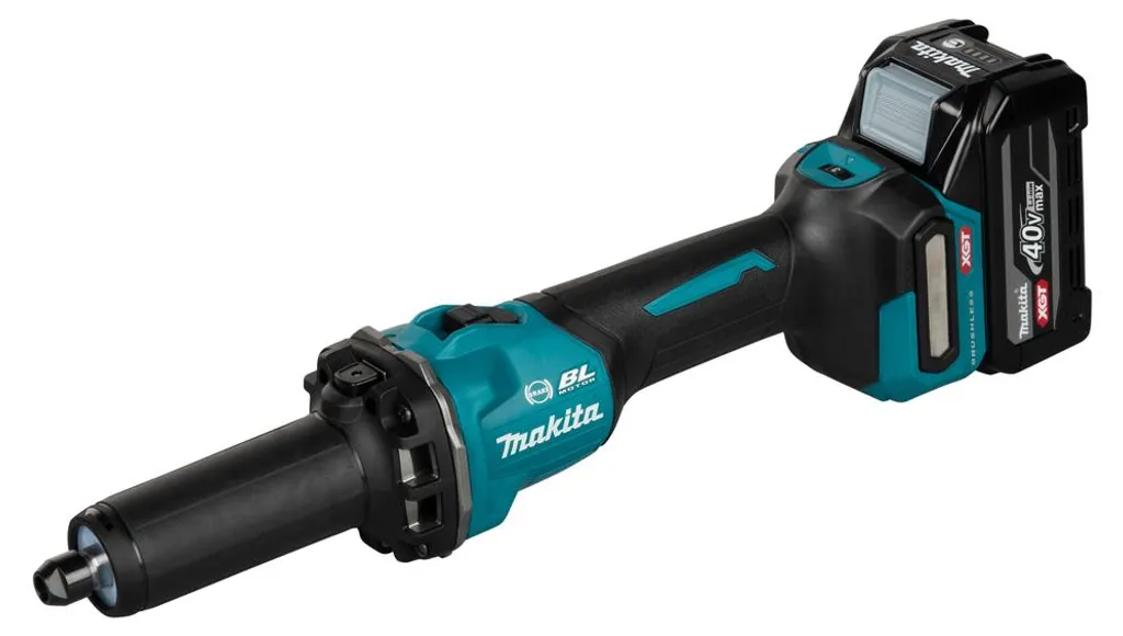 Meuleuse droite 40V Makita pour ébavurage et rectification de métal