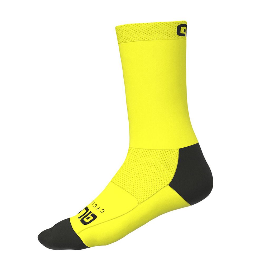 Alé Klassische Fahrradsocken - TEAM - Gelb S