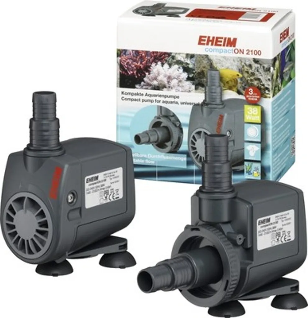 Pompe de circulation Eheim compactON 2100 L/h - Réglable et silencieuse - 2