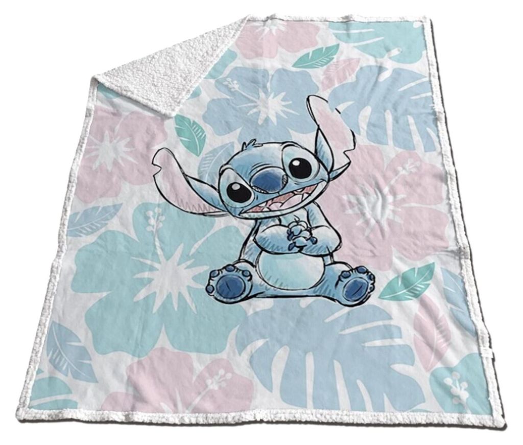 Disney Lilo und Stitch Settle sherpa Decke 130x170cm Produktbild 