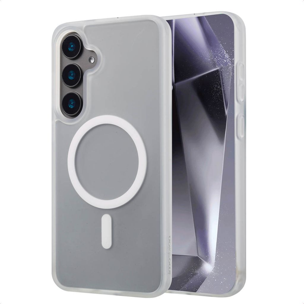 imoshion Color Guard Back Cover mit MagSafe Samsung Galaxy S24 Plus - Weiß