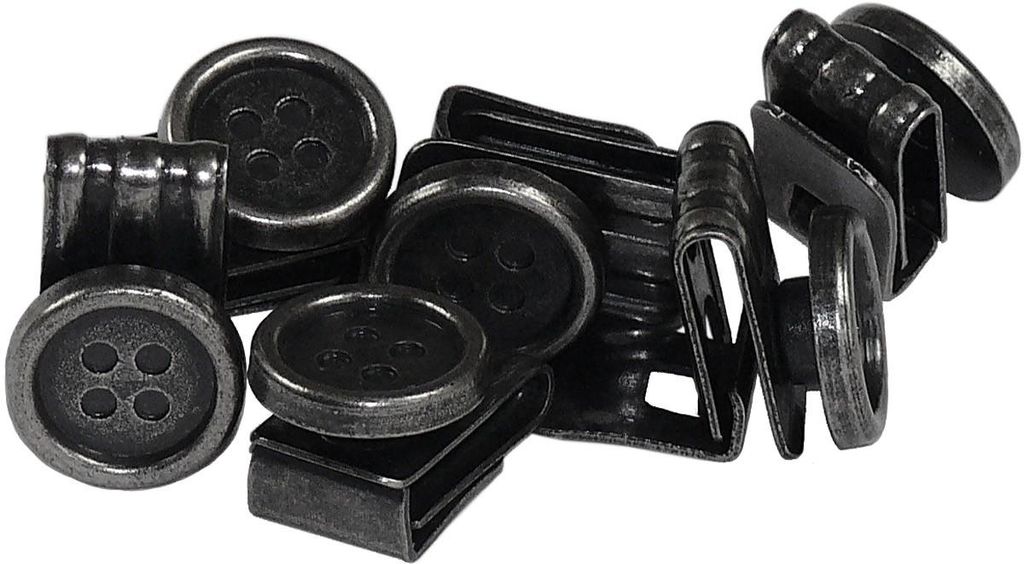 Knopfclip in 4 Farben 6 er Pack Produktbild 