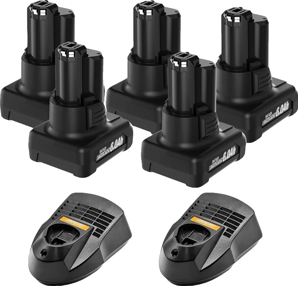 Batterie Bosch BAT420 pour Visseuse 12V 6.0Ah Li-Ion et Pack Chargeur