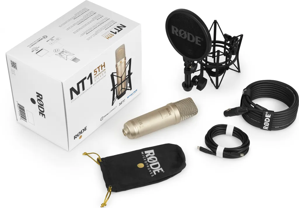Micro Podcast et Studio Rode NT1 5ème génération Argent USB et XLR - 21