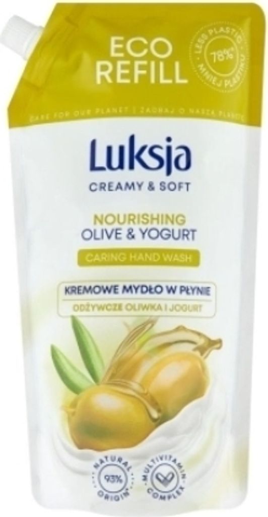 Luksja Mydło w płynie Oliwka i Jogurt 900 ml