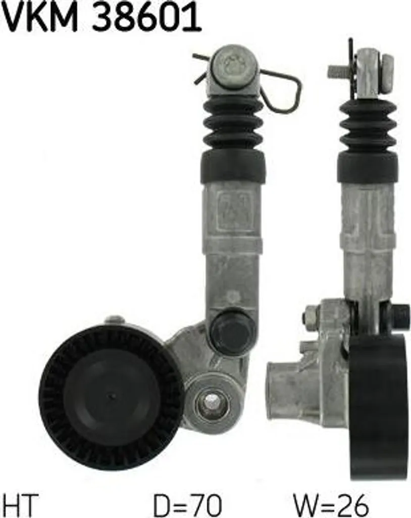 Tendeur de courroie pour entretien Chrysler PT Cruiser - SKF VKM 38601