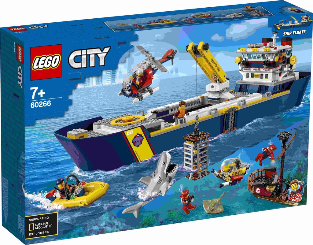 LEGO City Ocean Exploration Ship Toy Boat, Zestaw do Zdjęcie produktu 