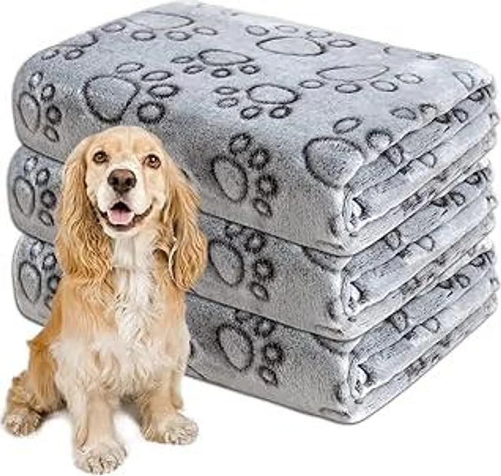 1 confezione da 3 coperte per cani, morbide coperte lavabili per animali domestici, coperte soffici per cani e gatti di piccola e media taglia, copridivano per cani, coperta per cani da viaggio, 110x80 cm