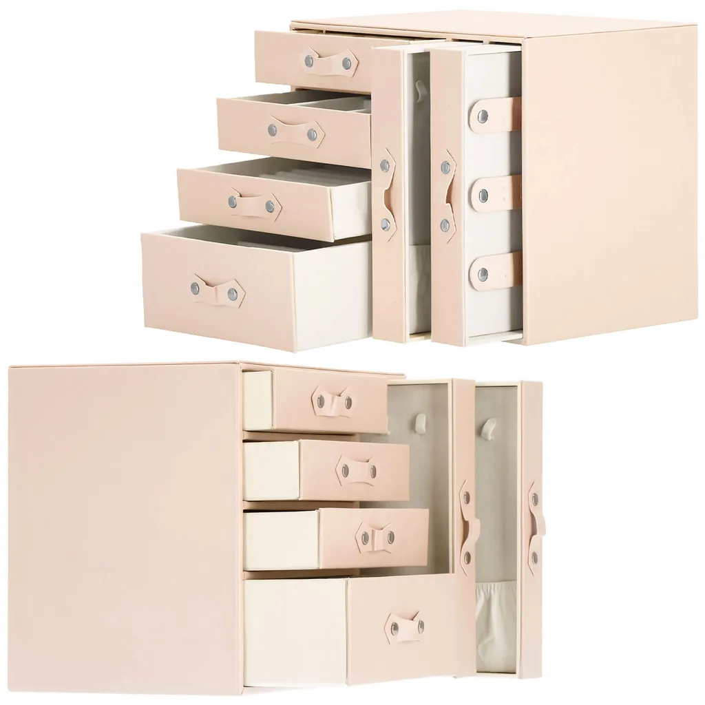 Grand Coffret à Bijoux Multi-rangements 26 cm - Tiroirs et Compartiments