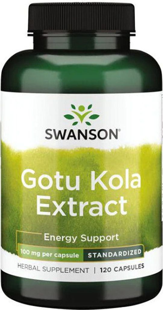 Extrait de Gotu Kola 100mg 120 capsules Swanson Health Image du produit 