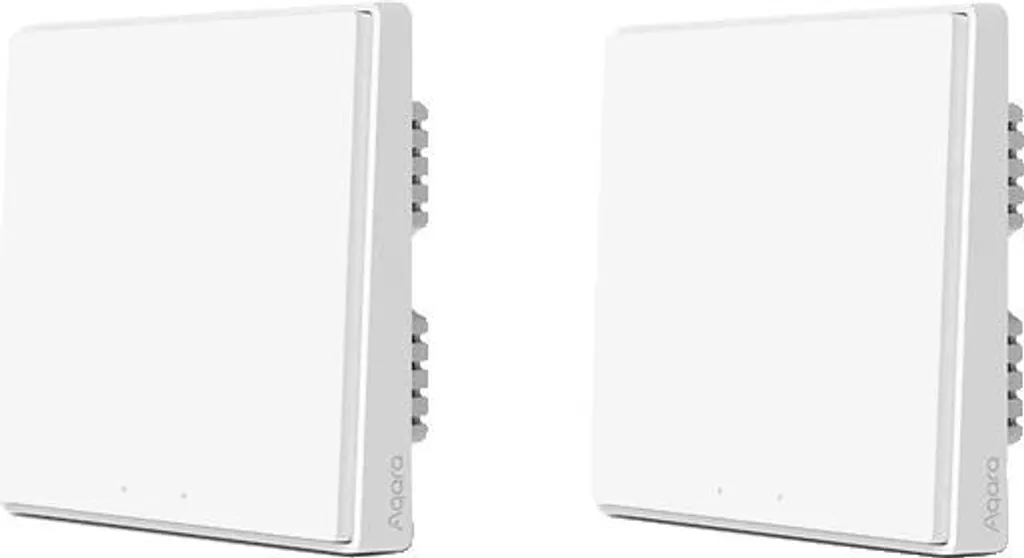 Interrupteur connecté ZigBee sans neutre 2 boutons ZB-201 Blanc
