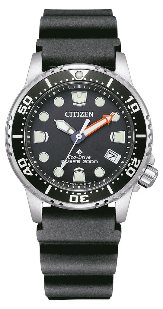 Damski zegarek nurkowy, czarna tarcza – Citizen Model: Zdjęcie produktu 