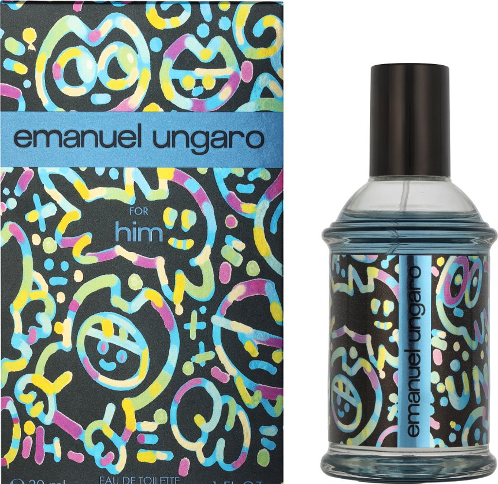 Emanuel Ungaro For Him, Männer, 30 ml, Bergamotte, Grapefruit, Muskatnuss, Zimt, Iris, Rosenholz, Zedernholz, Tonka-Bohne, Spray