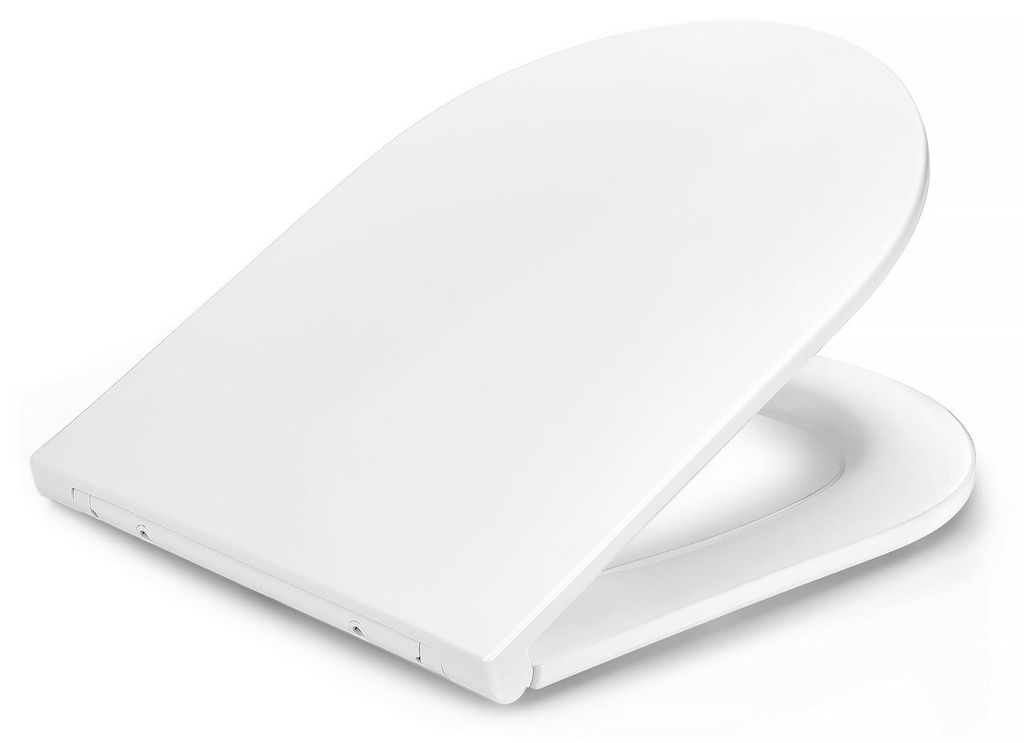 Amazon Basics Toilettensitz D-Form, Soft-Close-Funktion, Produktbild 