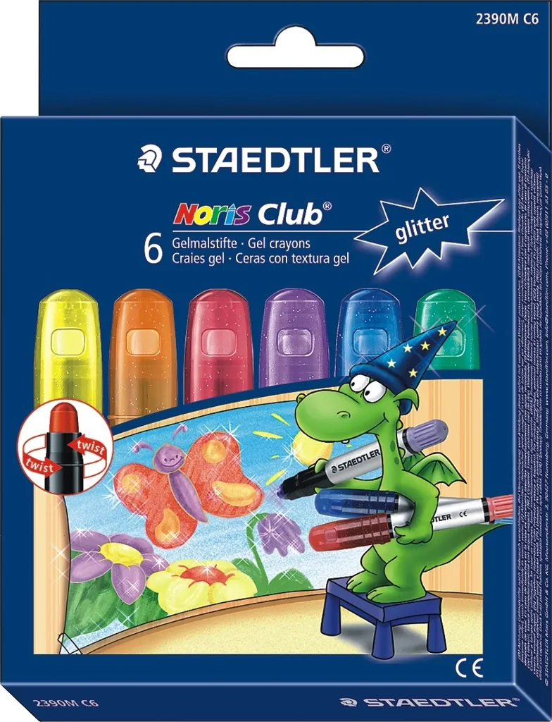 Stylos Gel Pailletés Noris Glitter - Lot de 5 Étuis pour Dessin Enfant
